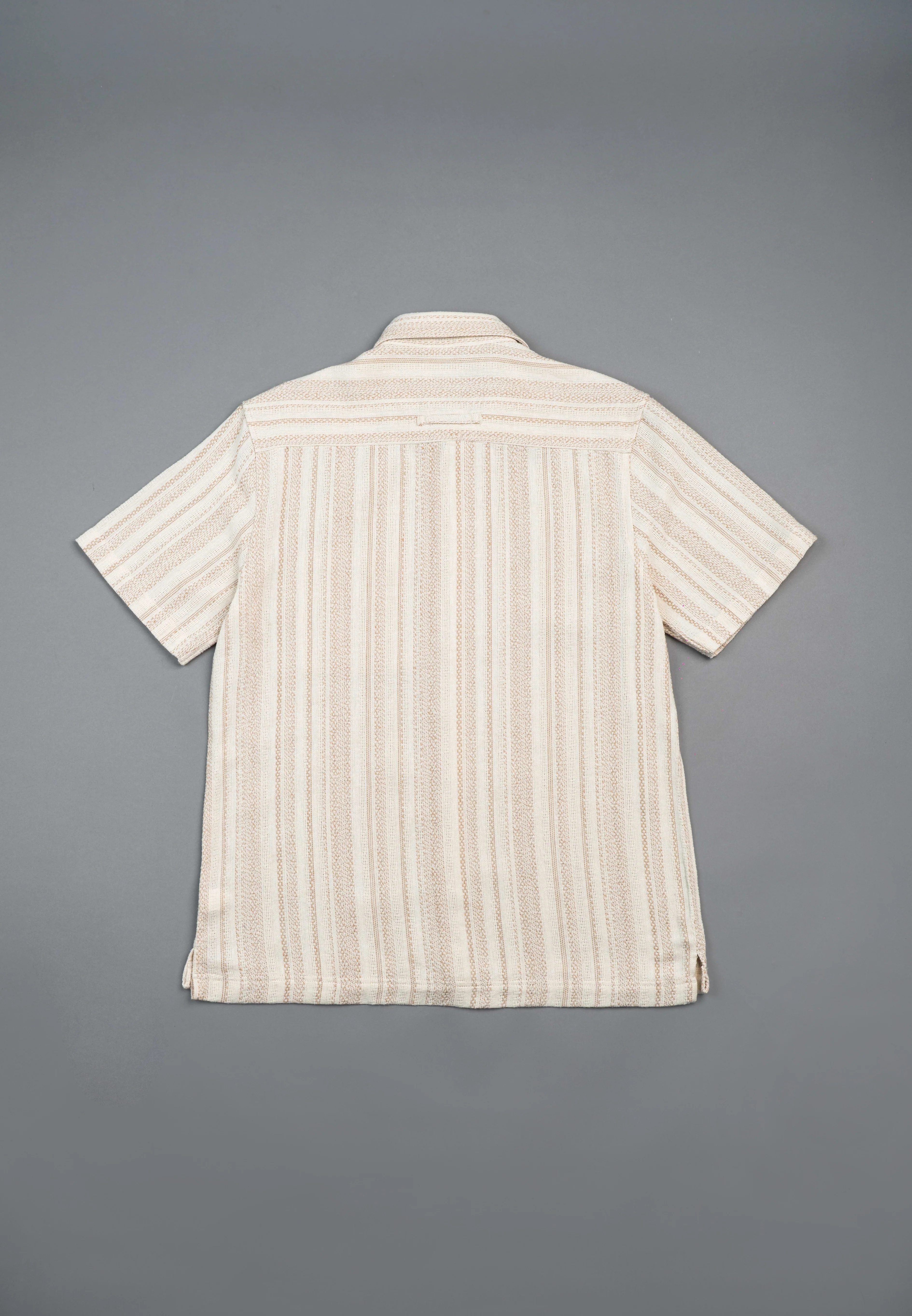 camel active Men's Regular Fit Short Sleeve Shirt - Cloud Cream 102-X26H1905 - Image 7